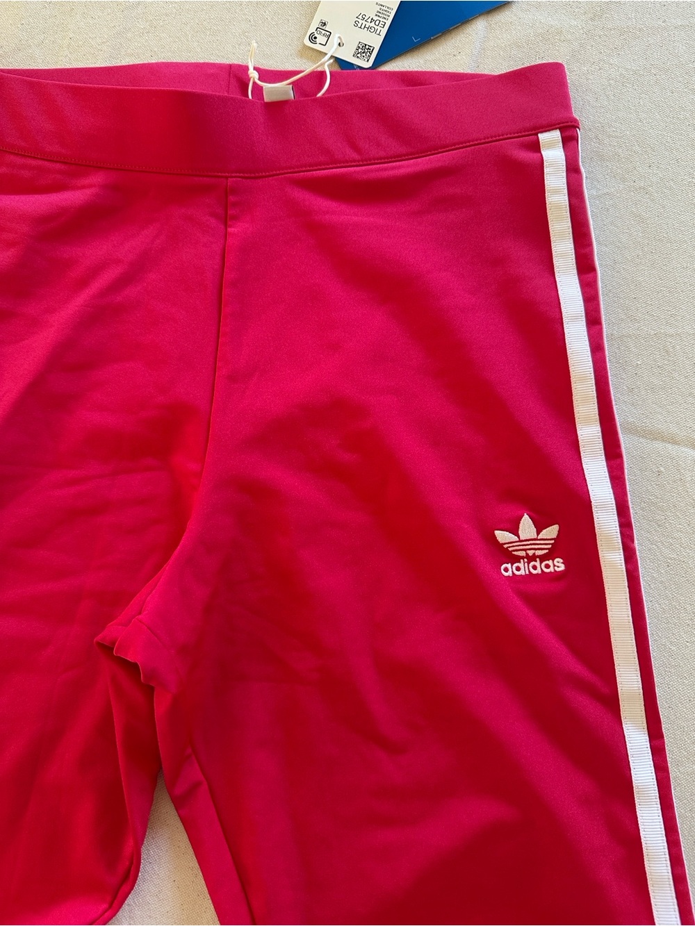 adidas Originals Bellista Tricot Leggings Magenta - Picture 2 of 11